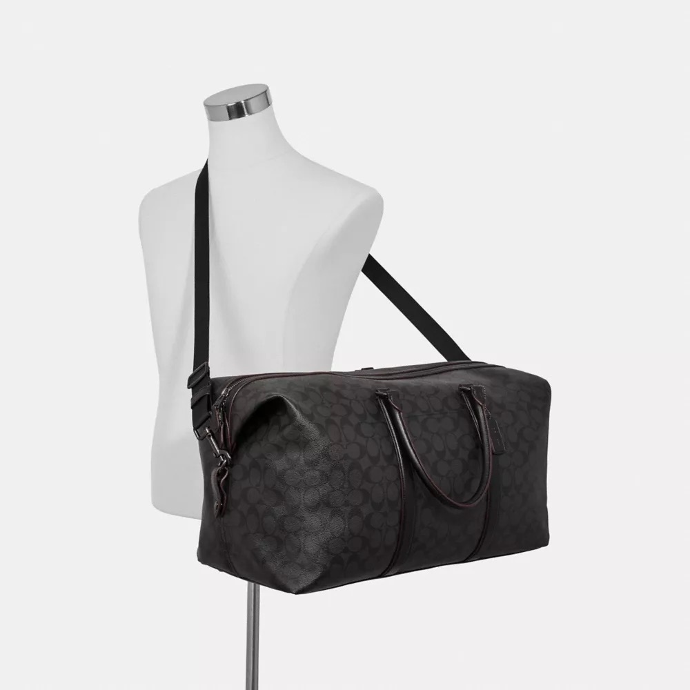 Coach Black Signature Duffel Bag - Picture 7 of 7